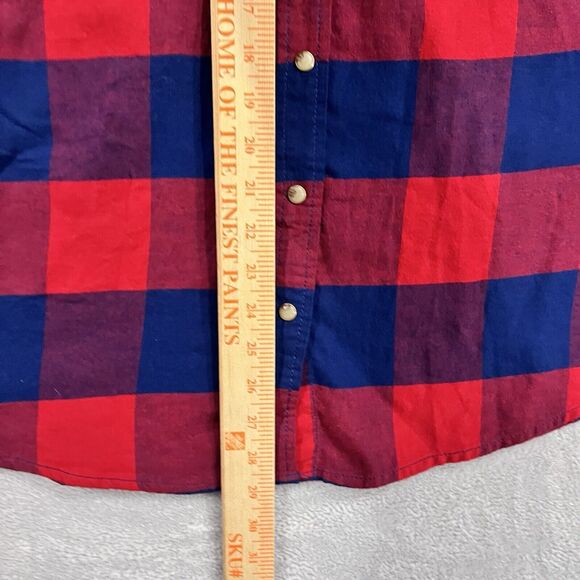 Jachs Pearl Snap Shirt XXL Girlfriend Bea Flannel Plaid CowGirl Western NWT - Picture 11 of 12